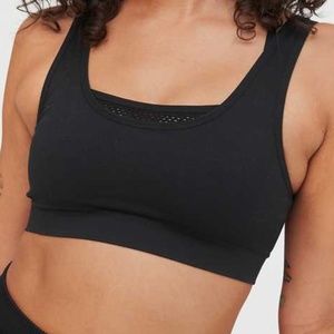 Aerie OFFLINE Seamless Layered Mesh Sports Bra LG